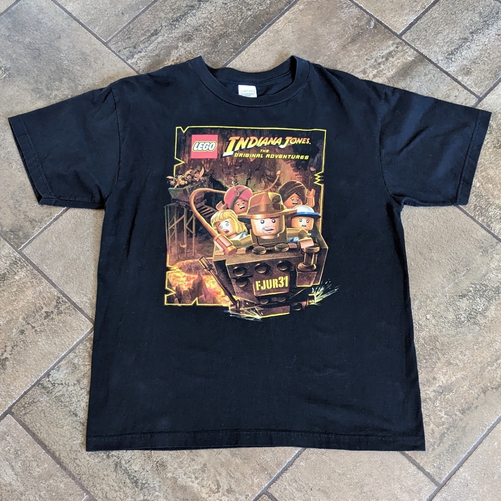 Lego Indiana Jones T-shirt Size L Black